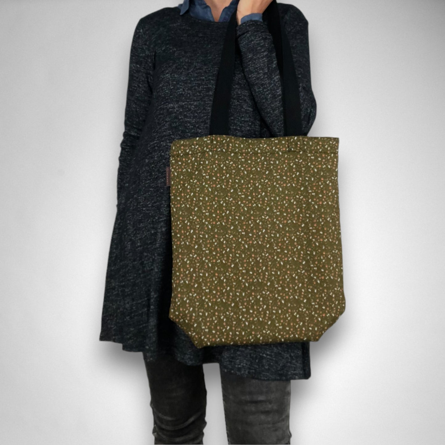 LUTEA OLIVE BOLSO REVERSIBLES