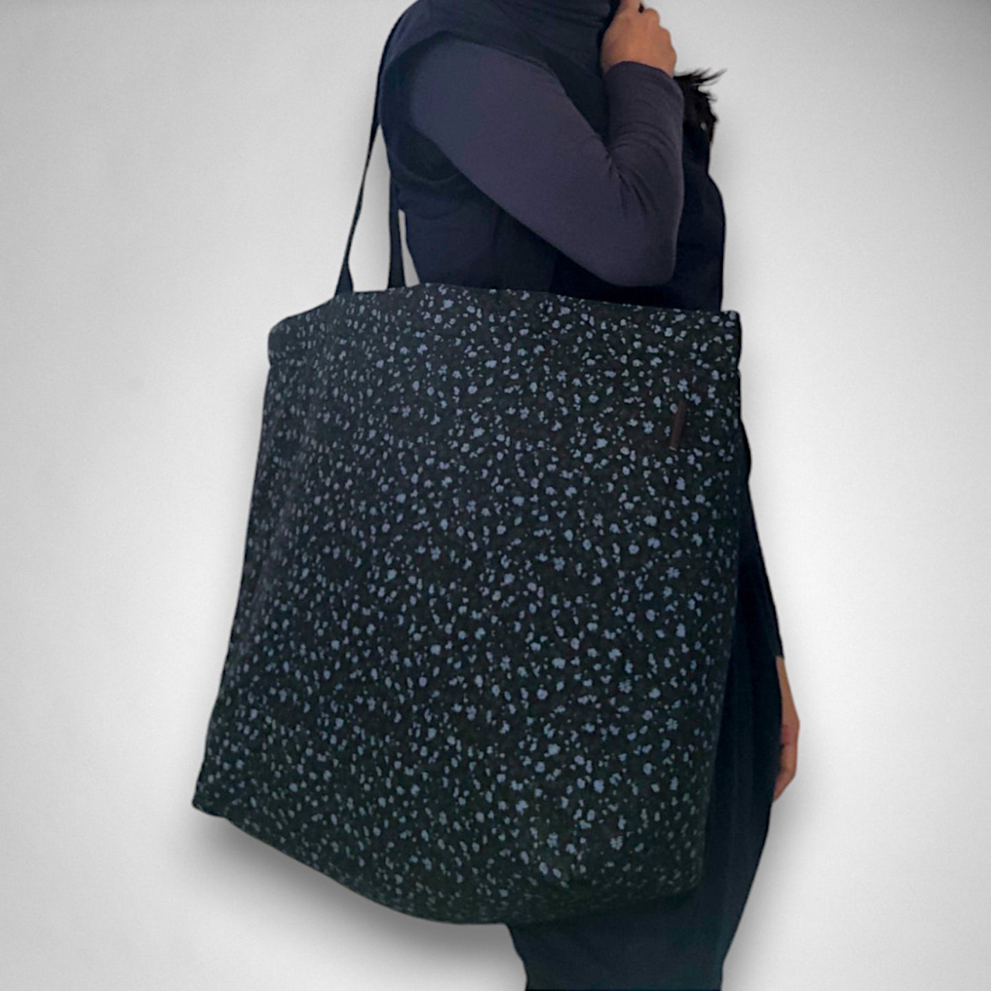 SILENE BLACK BOLSO REVERSIBLE